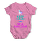 Keep Calm And Be A Unicorn Baby Unisex Baby Grow Bodysuit