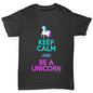 Keep Calm And Be A Unicorn Boy's T-Shirt