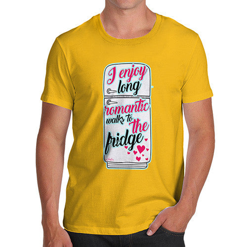 Long Romantic Walks To The Fridge Men's T-Shirt