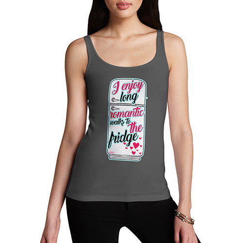 Long Romantic Walks To The Fridge Women's Tank Top