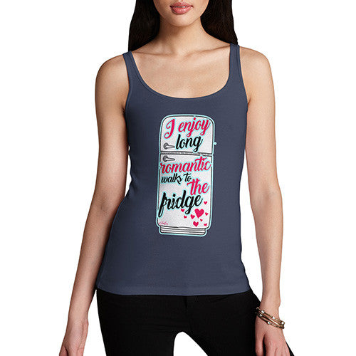 Long Romantic Walks To The Fridge Women's Tank Top