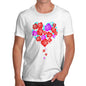 Roses Love Heart Men's T-Shirt