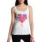 Roses Love Heart Women's Tank Top