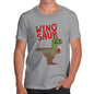 Winosaur Funny Wine Dinosaur Men's T-Shirt