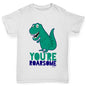 You're Roarsome Funny Awesome Dinosaur Boy's T-Shirt