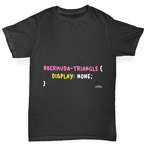 CSS Pun Bermuda Triangle Boy's T-Shirt