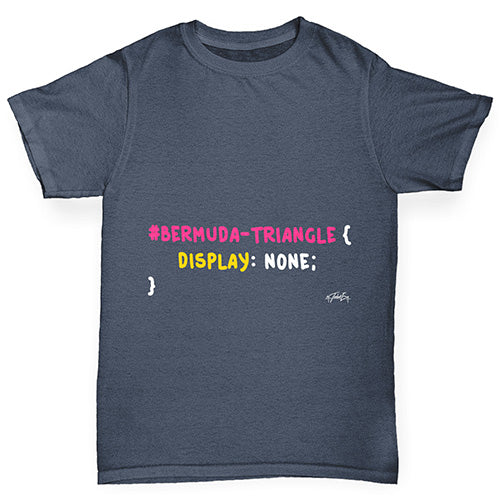 CSS Pun Bermuda Triangle Boy's T-Shirt