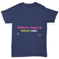 CSS Pun Bermuda Triangle Boy's T-Shirt