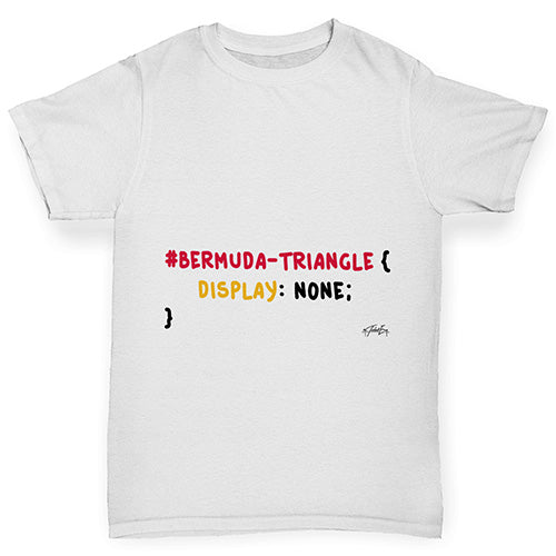 CSS Pun Bermuda Triangle Boy's T-Shirt