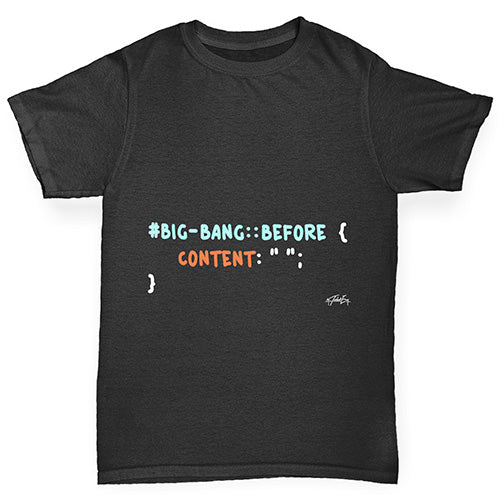 CSS Pun Big Bang Boy's T-Shirt