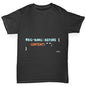 CSS Pun Big Bang Boy's T-Shirt