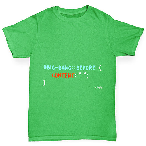 CSS Pun Big Bang Boy's T-Shirt