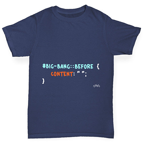 CSS Pun Big Bang Boy's T-Shirt