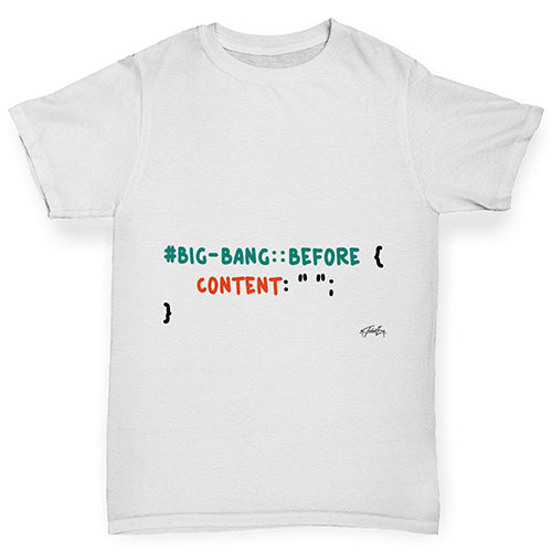 CSS Pun Big Bang Boy's T-Shirt