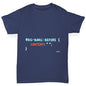 CSS Pun Big Bang Girl's T-Shirt 