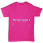 CSS Pun Big Bang Girl's T-Shirt 