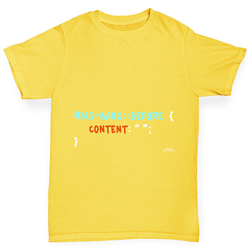 CSS Pun Big Bang Girl's T-Shirt 