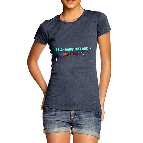 CSS Pun Big Bang Women's T-Shirt 