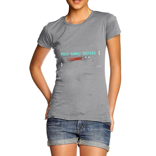 CSS Pun Big Bang Women's T-Shirt 