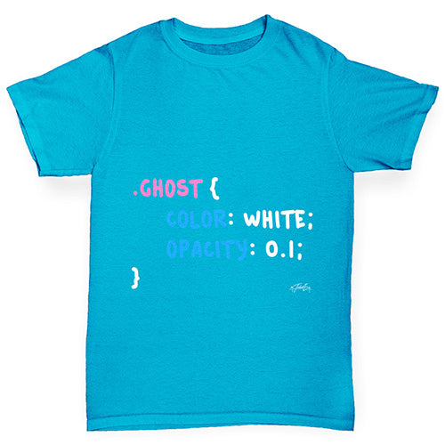 CSS Pun Ghost Boy's T-Shirt