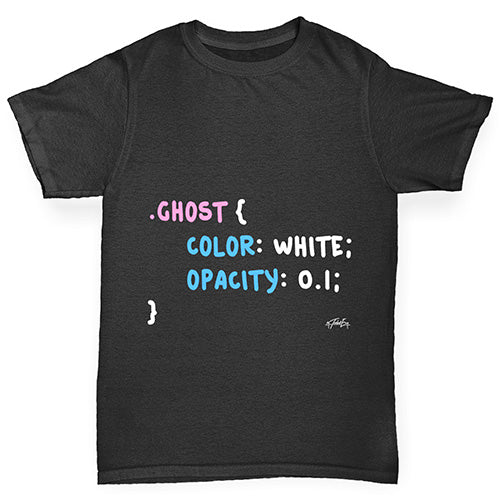 CSS Pun Ghost Boy's T-Shirt