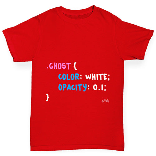 CSS Pun Ghost Girl's T-Shirt 