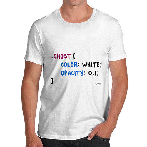 CSS Pun Ghost Men's T-Shirt