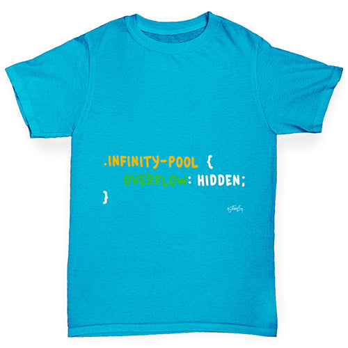 CSS Pun Infinity Pool Boy's T-Shirt