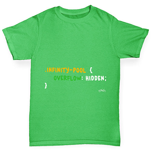 CSS Pun Infinity Pool Boy's T-Shirt