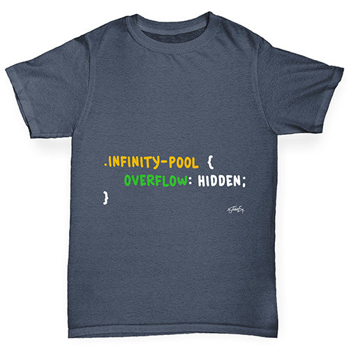 CSS Pun Infinity Pool Boy's T-Shirt