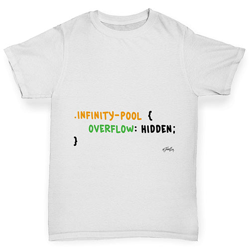 CSS Pun Infinity Pool Boy's T-Shirt