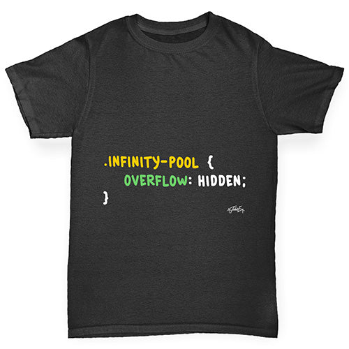 CSS Pun Infinity Pool Girl's T-Shirt 