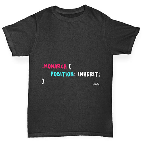 CSS Pun Monarch Girl's T-Shirt 