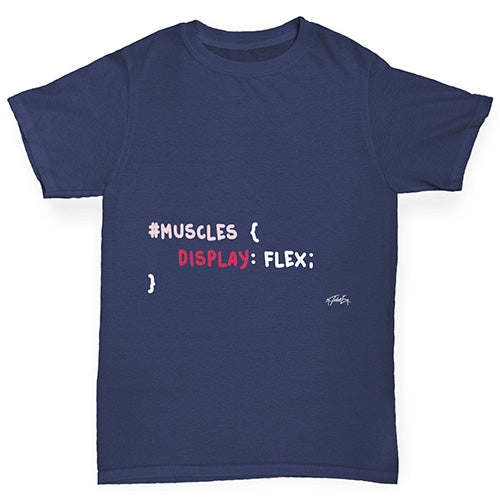 CSS Pun Muscles Boy's T-Shirt