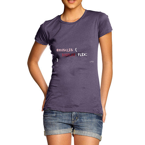 CSS Pun Muscles Women's T-Shirt 