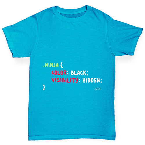 CSS Pun Ninja Boy's T-Shirt