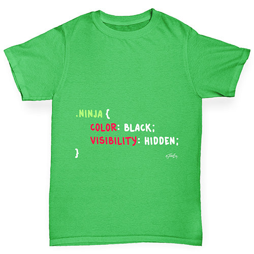 CSS Pun Ninja Boy's T-Shirt