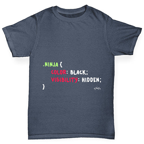 CSS Pun Ninja Boy's T-Shirt