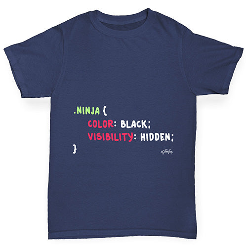 CSS Pun Ninja Boy's T-Shirt