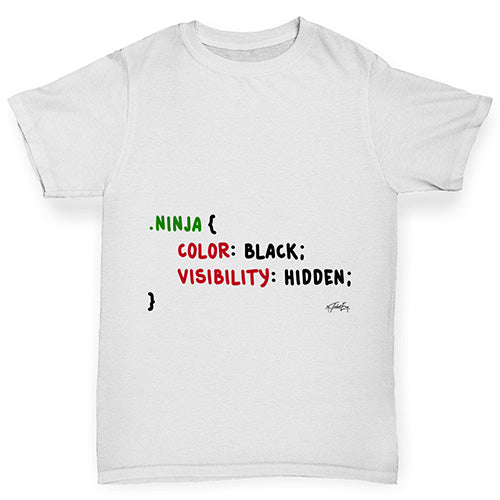 CSS Pun Ninja Boy's T-Shirt