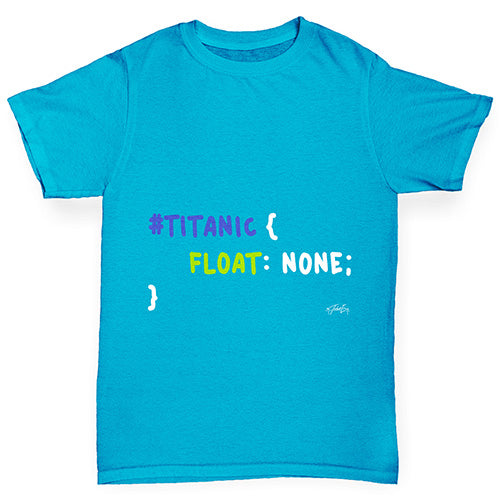 CSS Pun Titanic Boy's T-Shirt