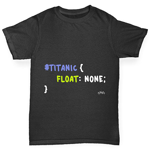 CSS Pun Titanic Boy's T-Shirt