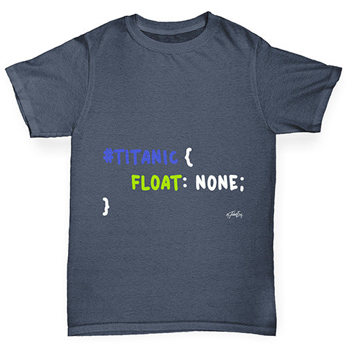 CSS Pun Titanic Boy's T-Shirt