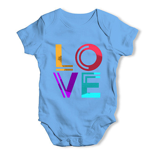 Neon Love Baby Unisex Baby Grow Bodysuit