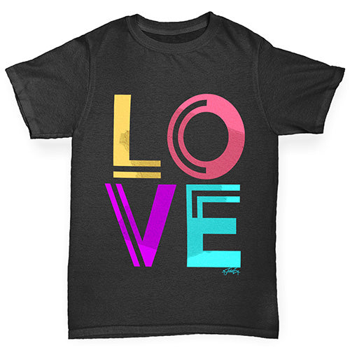 Neon Love Girl's T-Shirt 