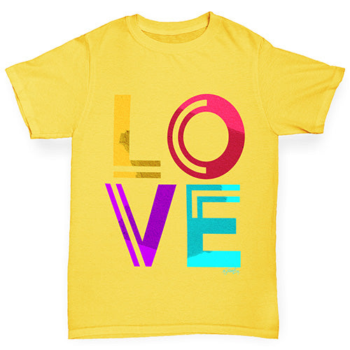 Neon Love Girl's T-Shirt 