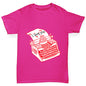 I Love You Typewriter Girl's T-Shirt 