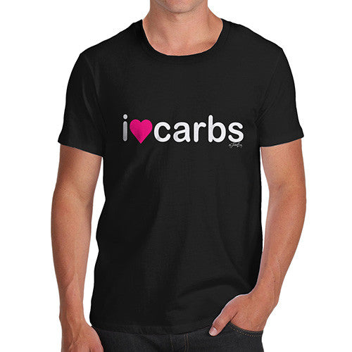 I Heart Carbs Men's T-Shirt