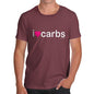 I Heart Carbs Men's T-Shirt