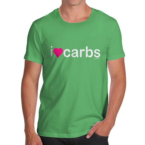 I Heart Carbs Men's T-Shirt